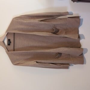 Quince Camel Merino Cardigan Size L
